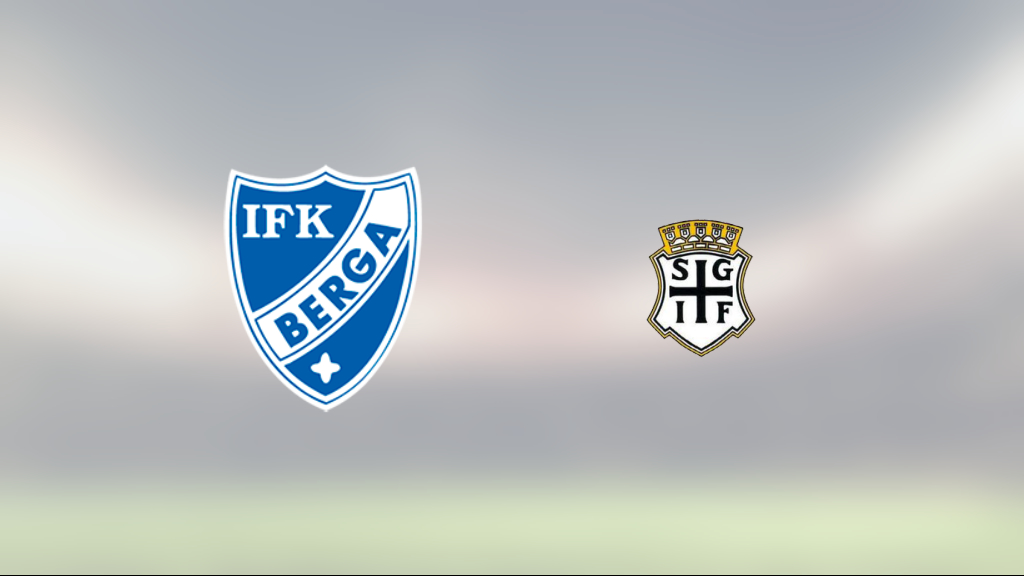 Peiman Eliassi fixade segern för IFK Berga i matchen mot Sölvesborg