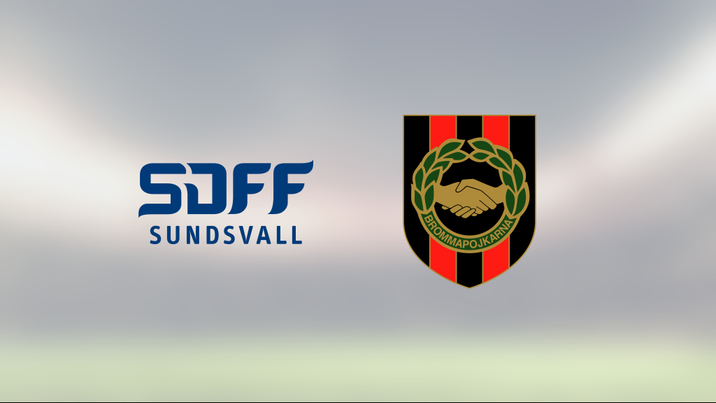 Brommapojkarna föll borta mot Sundsvalls DFF