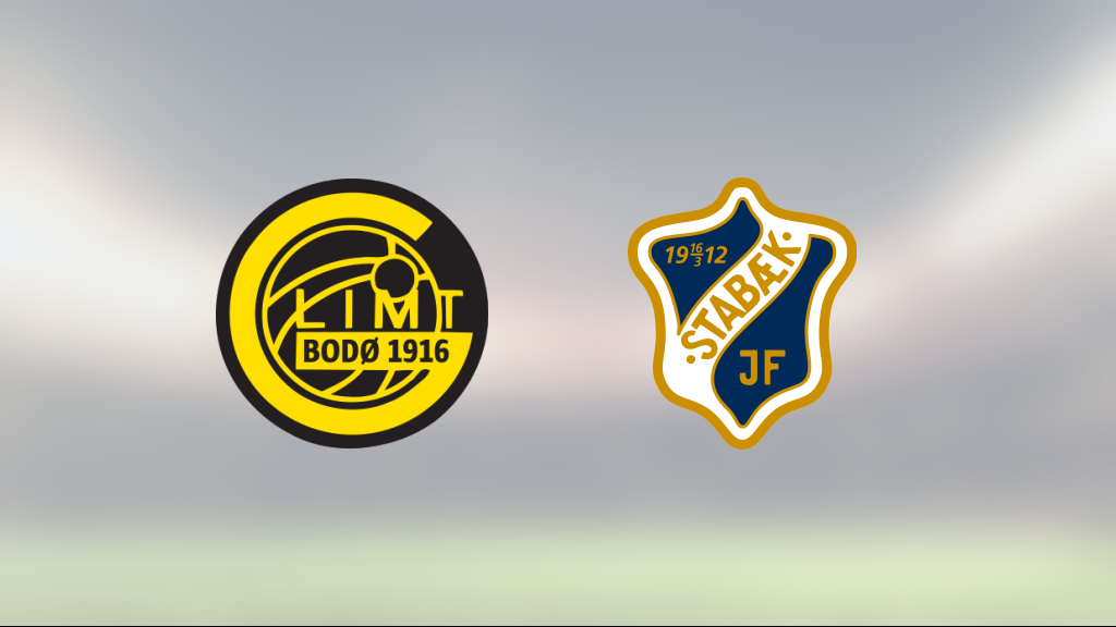 Bodö/Glimt ny serieledare efter seger mot Stabaek