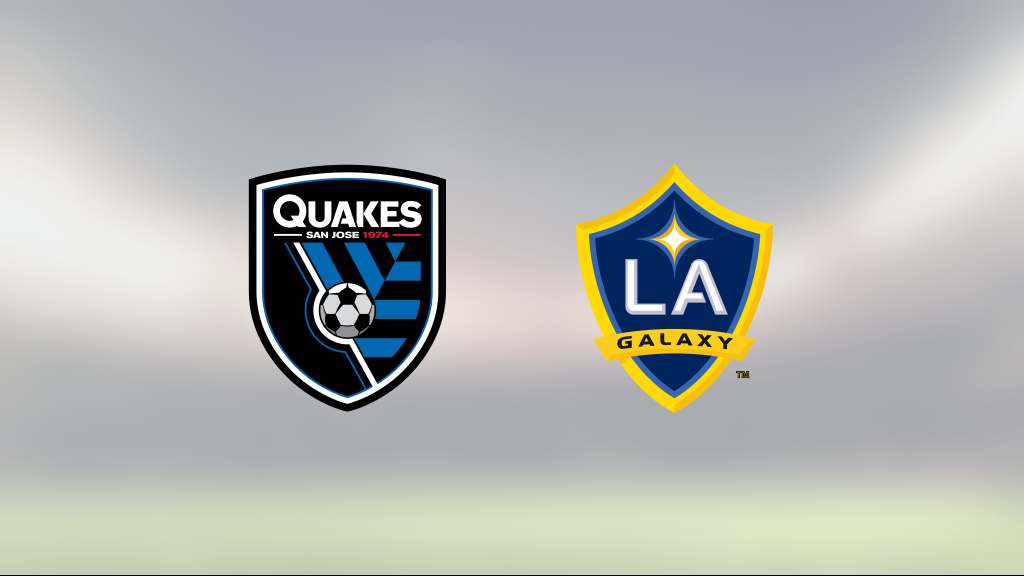 LA Galaxy segrare borta mot San Jose Earthquakes