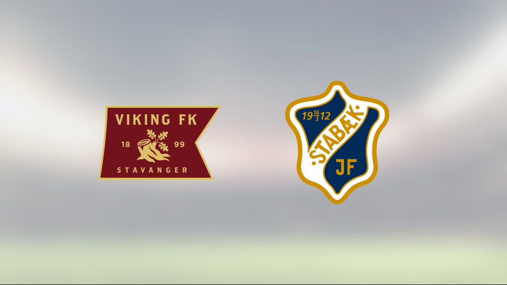 Efterlängtad poäng för Stabaek – bröt förlustsviten mot Viking