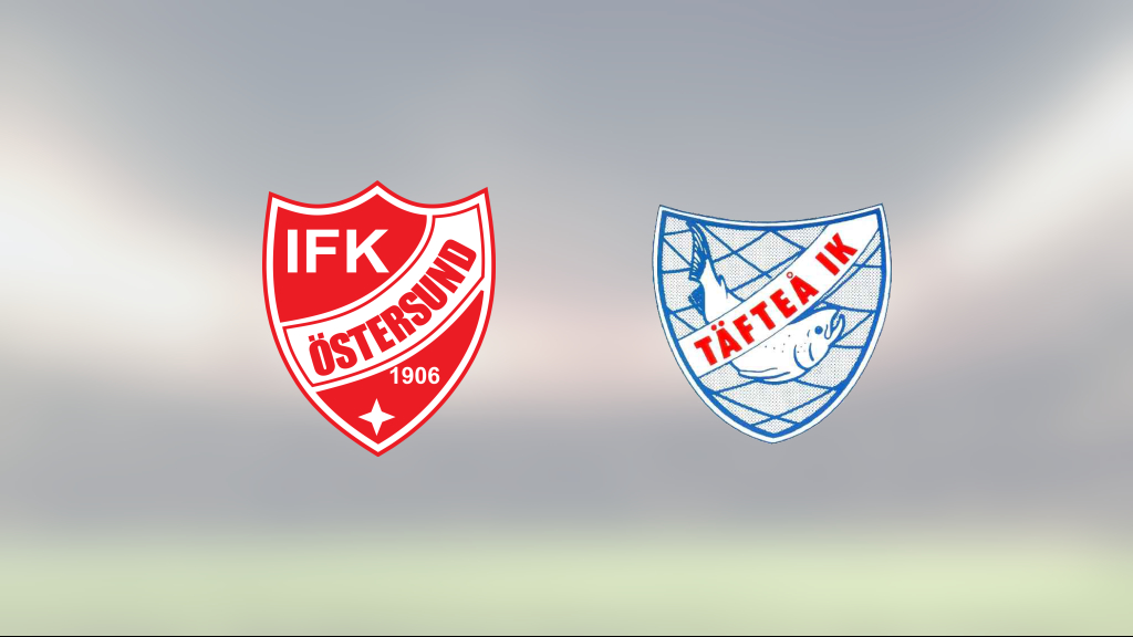 Stark första halvlek räckte för Täfteå mot IFK Östersund