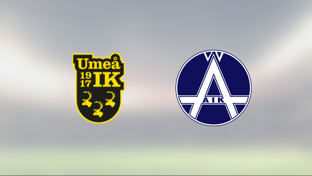 Umeå ny serieledare efter 2-0 mot Älvsjö AIK