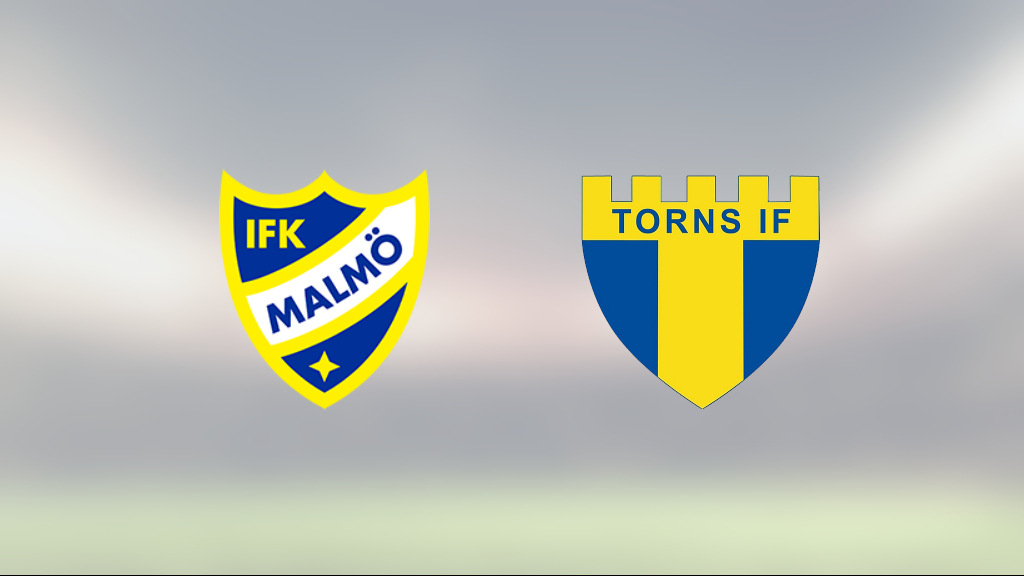 Stark första halvlek räckte för Torn mot IFK Malmö