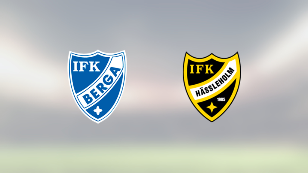 Stark insats när IFK Hässleholm tog poäng borta mot IFK Berga