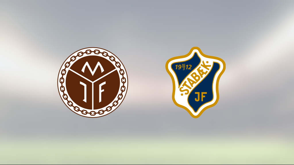 Stabaek äntligen segrare igen efter vinst mot Mjöndalen