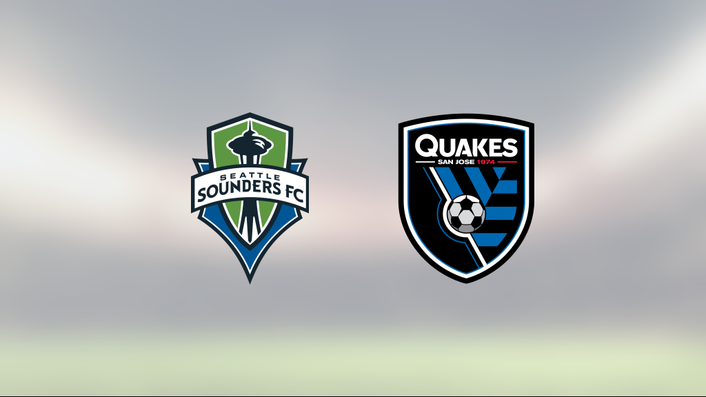 Segerlös svit bröts när San Jose Earthquakes vann mot Seattle med 1-0