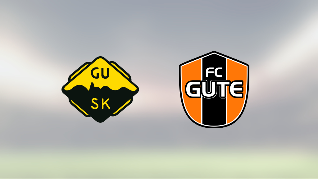 FC Gute slog Gamla Upsala i måljämn match på Gamlis IP