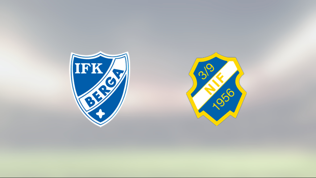 1-0 mot Nosaby – nu är IFK Berga ny serieledare