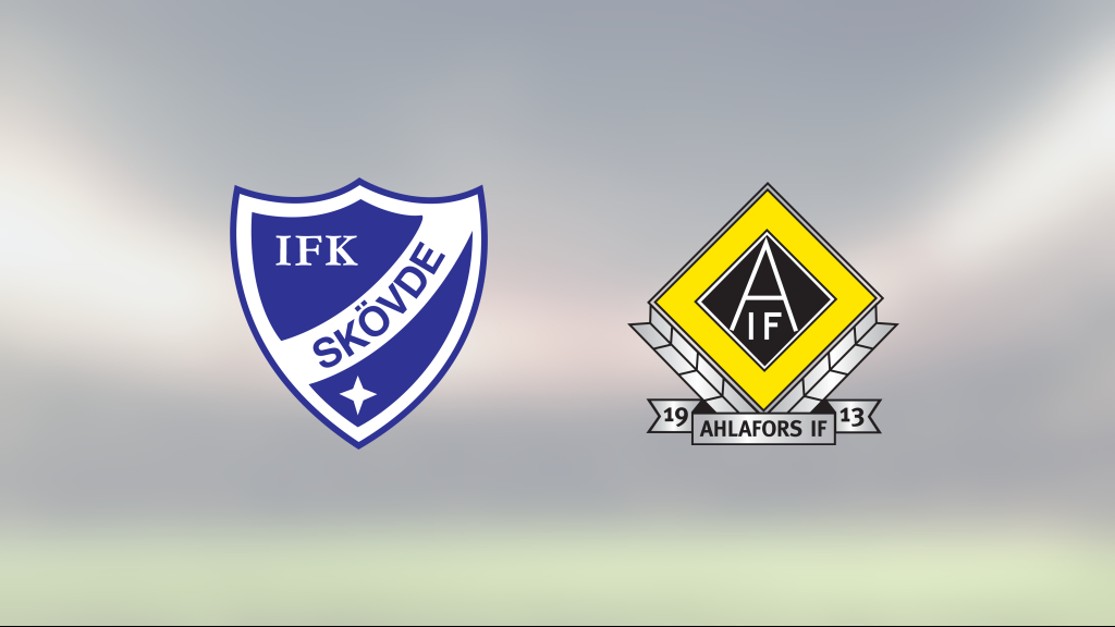 IFK Skövde och Ahlafors delade på poängen efter 3-3