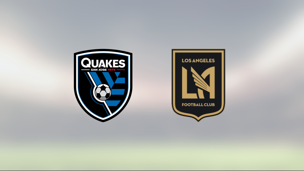 San Jose Earthquakes vann hemma mot Los Angeles FC