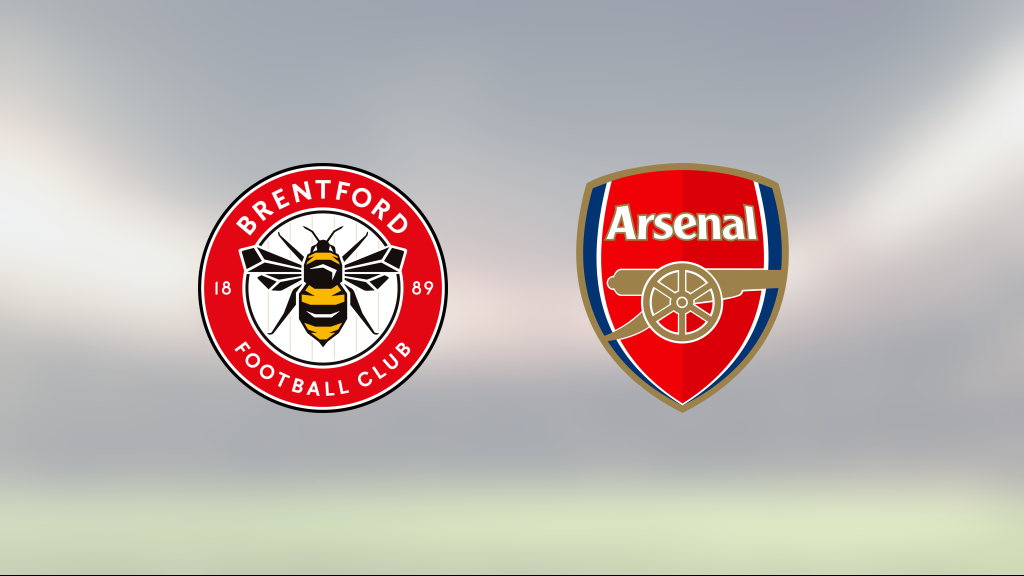 Förlust för Arsenal på bortaplan mot Brentford