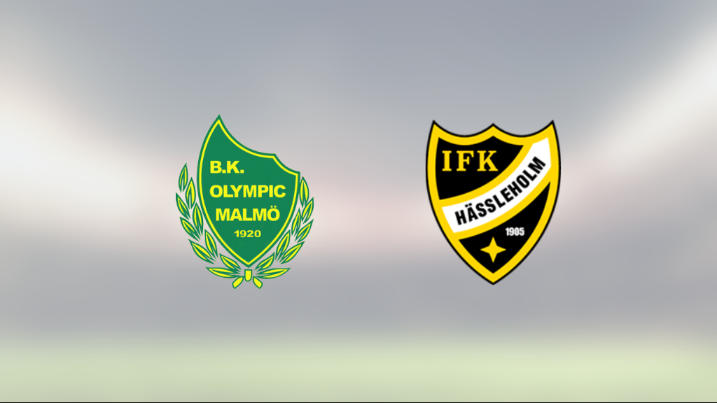 Oavgjort för Olympic hemma mot IFK Hässleholm