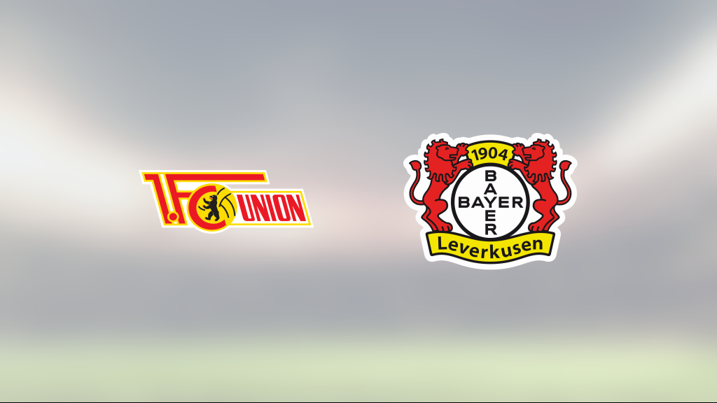 Oavgjort för Union Berlin hemma mot Bayer Leverkusen