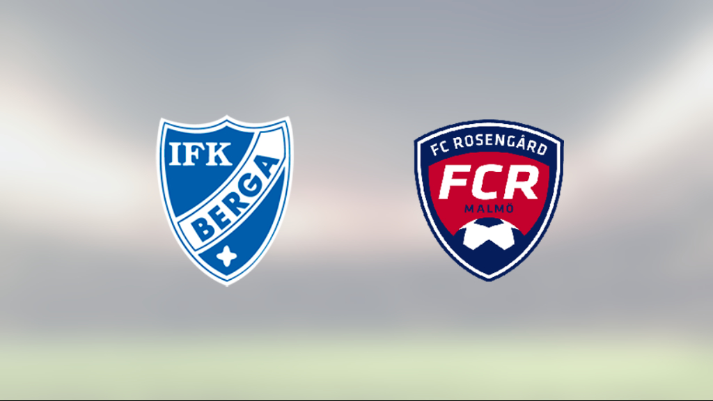 Rosengård ny serieledare efter seger mot IFK Berga