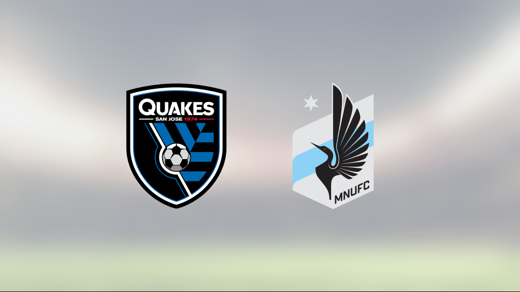 San Jose Earthquakes svårslaget – nionde matchen i rad med poäng efter 1-1