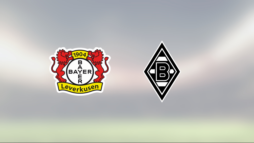 Bayer Leverkusen tog kommandot från start mot Mönchengladbach