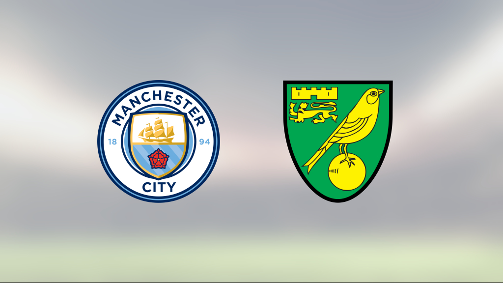 Manchester City vann enkelt hemma mot Norwich City