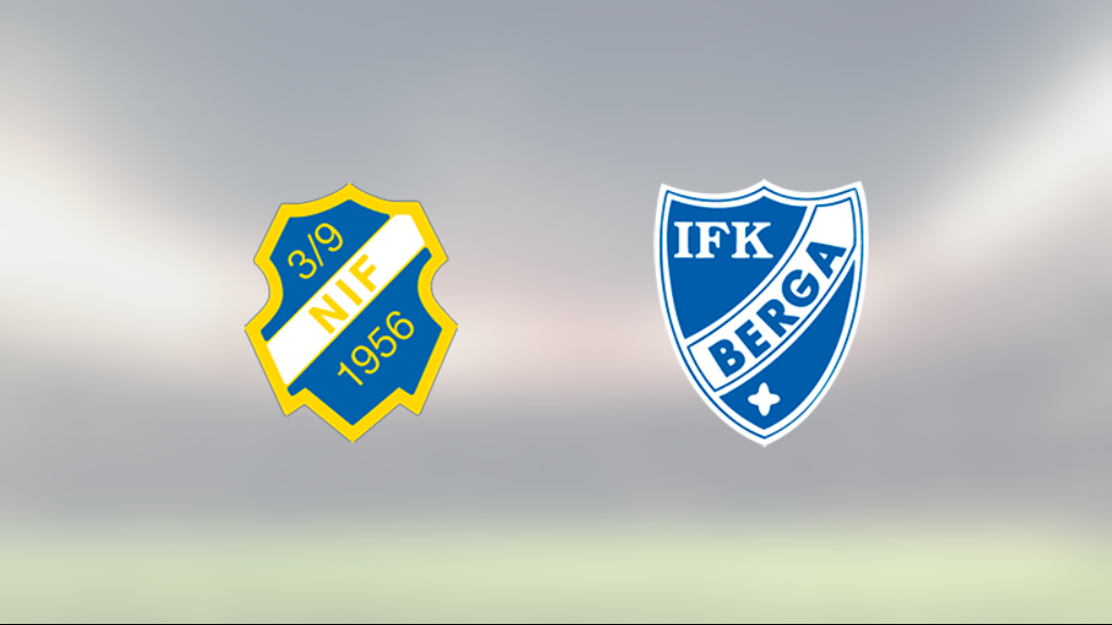 1–0-seger för IFK Berga mot Nosaby – Christopher Christensson matchhjälte