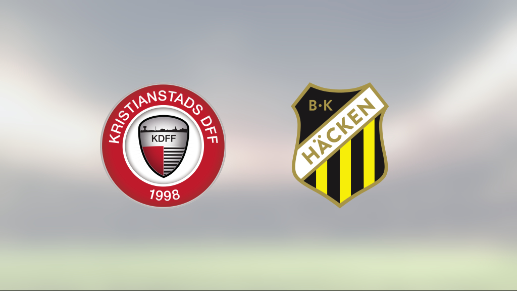 BK Häcken segrade mot Kristianstad på bortaplan