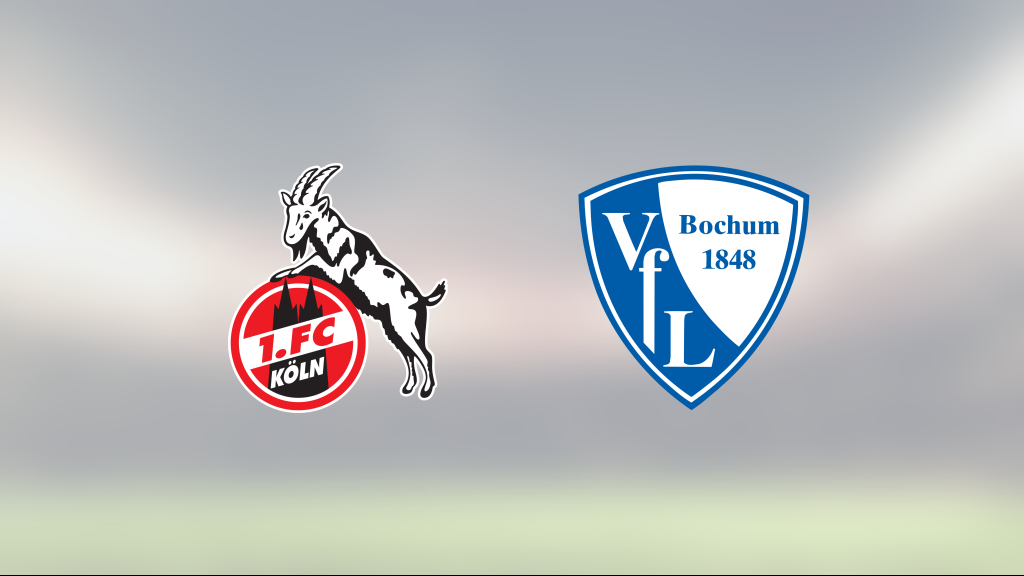 FC Köln avgjorde i andra halvlek mot Bochum