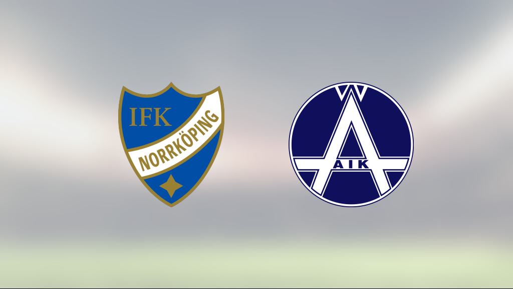 IFK Norrköping och Älvsjö AIK delade på poängen efter 1-1