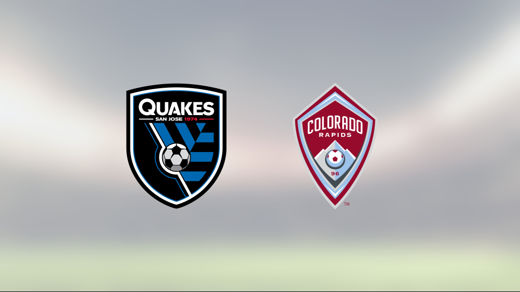 San Jose Earthquakes fick se den obesegrade sviten ta slut efter 0-1 mot Colorado Rapids