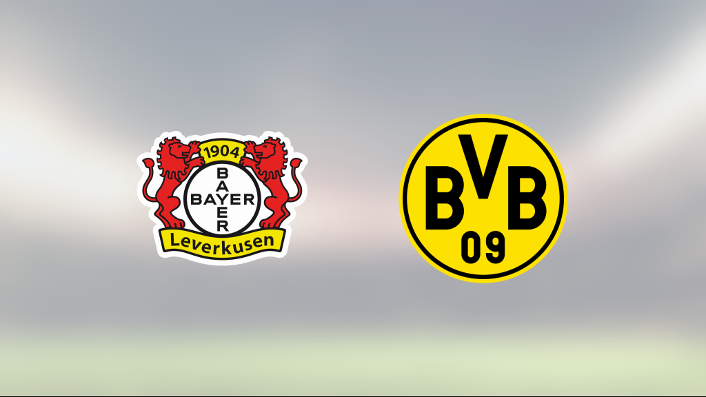 Tuff match slutade med seger för Borussia Dortmund mot Bayer Leverkusen