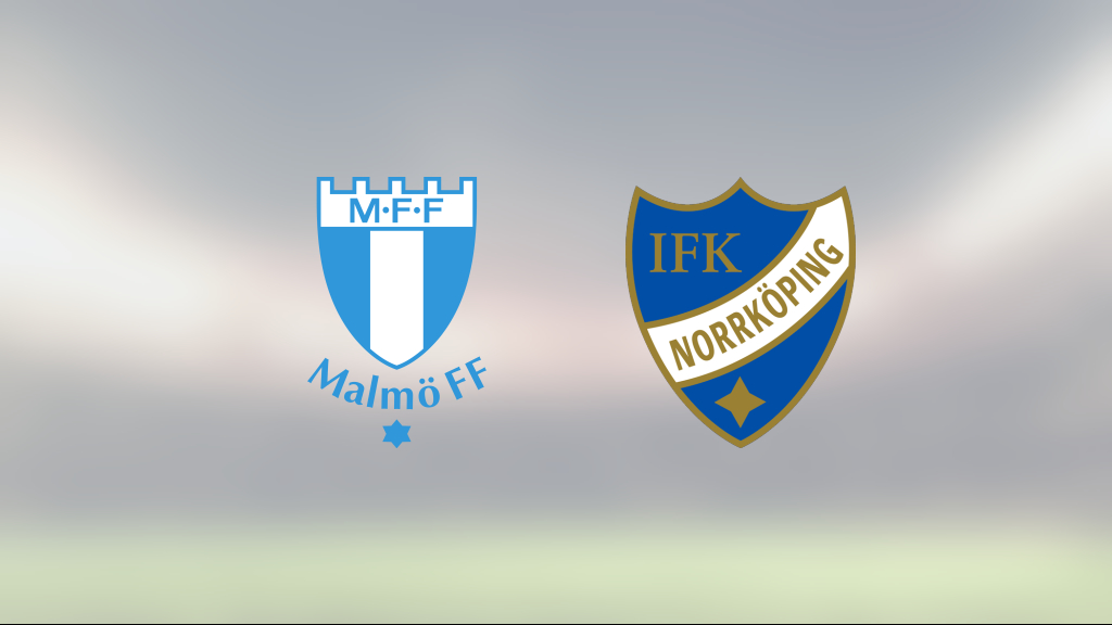 Malmö och IFK Norrköping delade på poängen efter 1-1