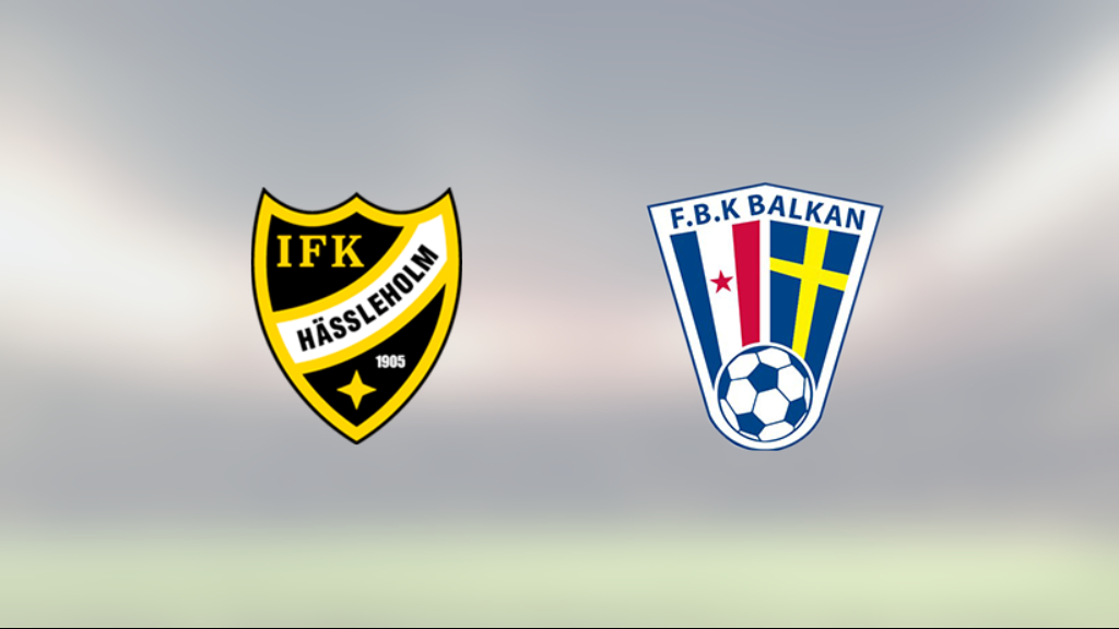 Oavgjort för IFK Hässleholm hemma mot Balkan