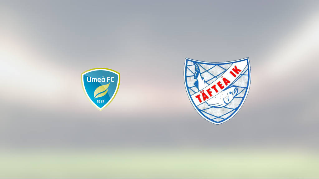 Umeå FC och Täfteå kryssade i mållös match