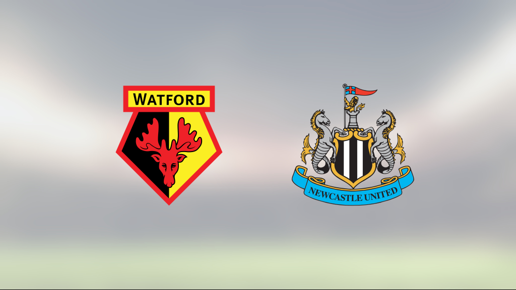 Halvtidsledning blev bara en poäng – när Newcastle gästade Watford