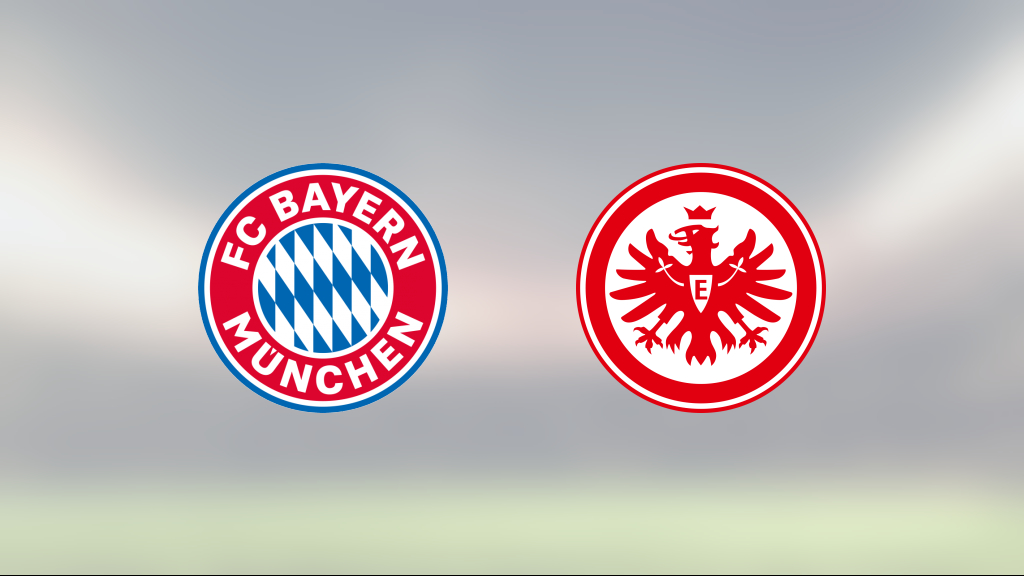 2-1 mot Bayern München innebär första segern för Eintracht Frankfurt