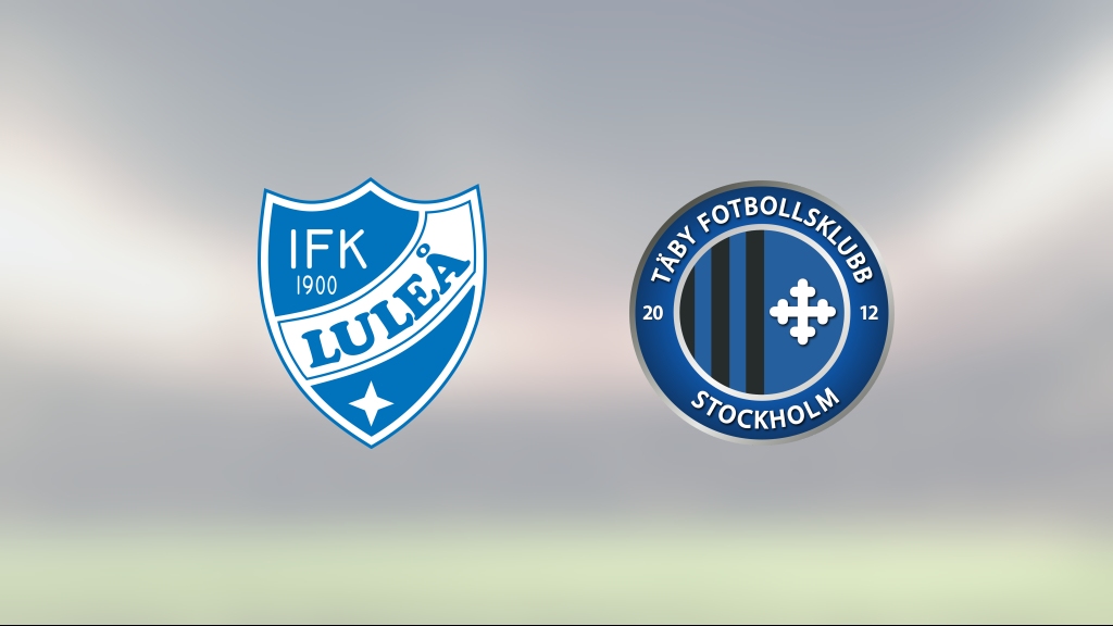 Täby FK avgjorde före paus mot IFK Luleå