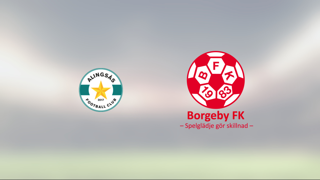 Alma Öberg tvåmålsskytt för Alingsås FC i segern mot Borgeby