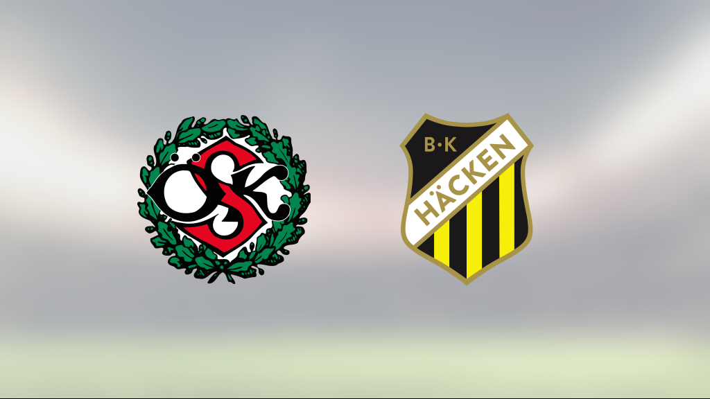 Seger för Häcken mot Örebro i spännande match