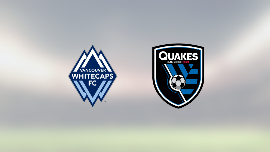 Vancouver Whitecaps FC vann mot San Jose Earthquakes på hemmaplan