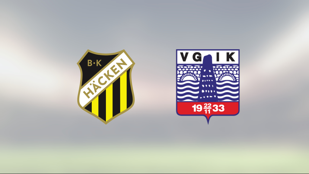 BK Häcken svårslaget – nionde matchen i rad med poäng efter 0-0