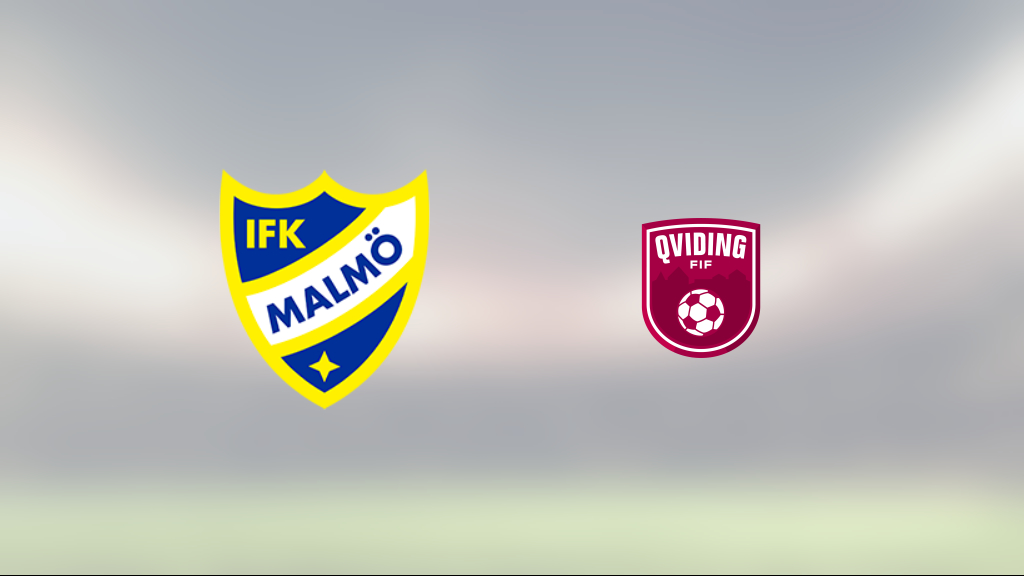 Mållöst mellan IFK Malmö och Qviding på Malmö Stadion