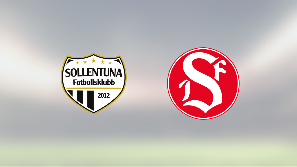 Sollentuna FK och Sandvikens IF delade på poängen efter 1-1