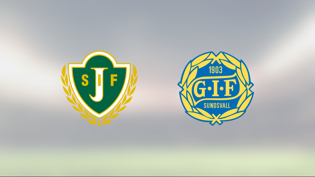 Segersviten sprack för GIF Sundsvall mot Jönköping