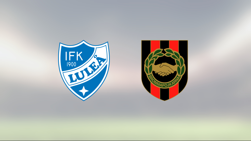 Brommapojkarnas Monir Jelassi och Samuel Leach Holm sänkte IFK Luleå