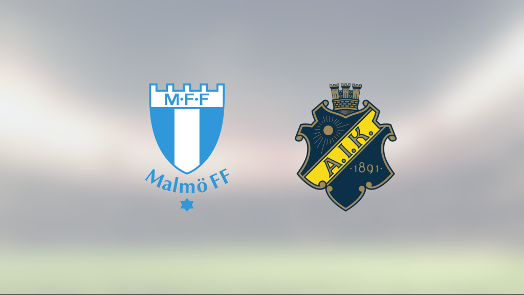 Malmö upp i topp efter seger mot AIK