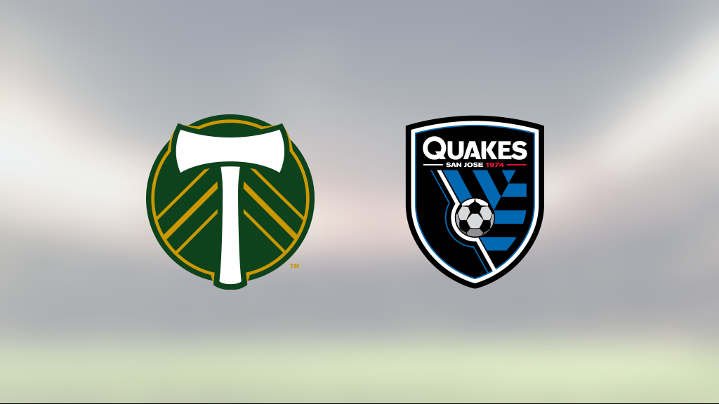 Portland vann hemma mot San Jose Earthquakes