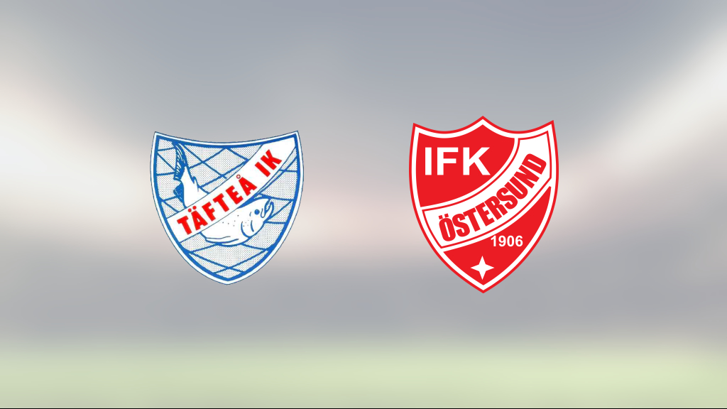 Täfteå och IFK Östersund delade på poängen efter 2-2