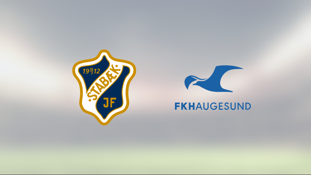 Segerlös svit bröts när Stabaek vann mot Haugesund med 2-1