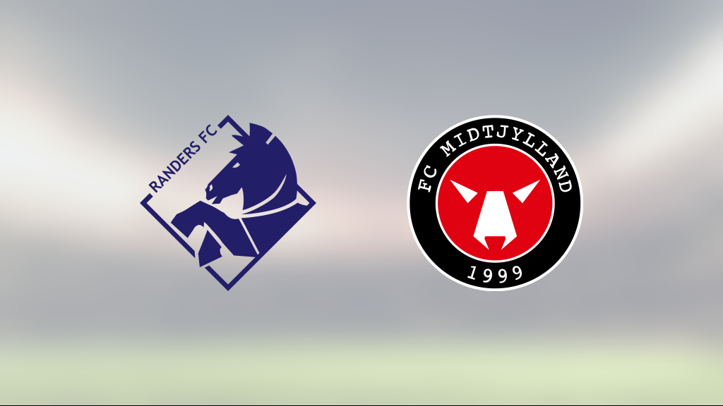 Stark seger för Midtjylland i toppmatchen mot Randers