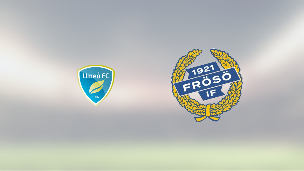 1–0-seger för Umeå FC mot Frösö IF – Elton Hedström matchhjälte