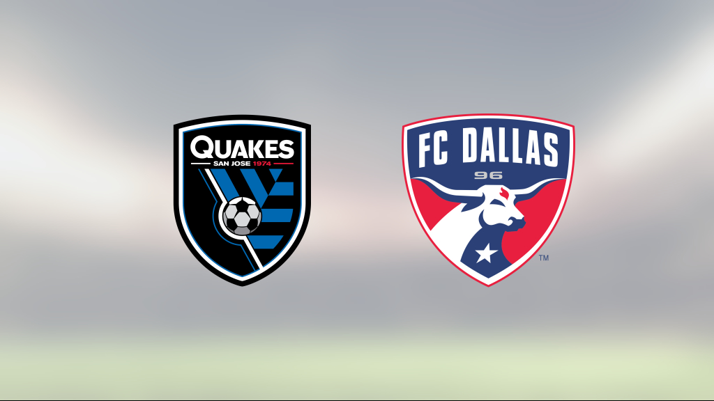 Oavgjort för San Jose Earthquakes hemma mot FC Dallas