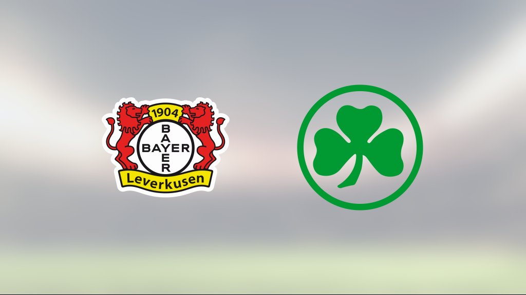 Patrik Schick fixade segern för Bayer Leverkusen i matchen mot Greuther Fürth